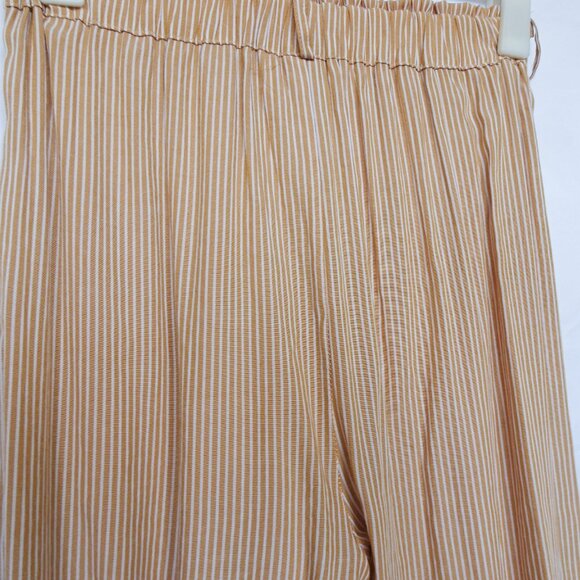 Sadie & Sage Mustard Stripe Waistband Ankle Pants - Picture 4 of 7